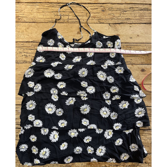 Volcom Stampede Dress NWT Sz XS Women Junior Floral Strappy Ruffle Summer - Picture 2 of 6